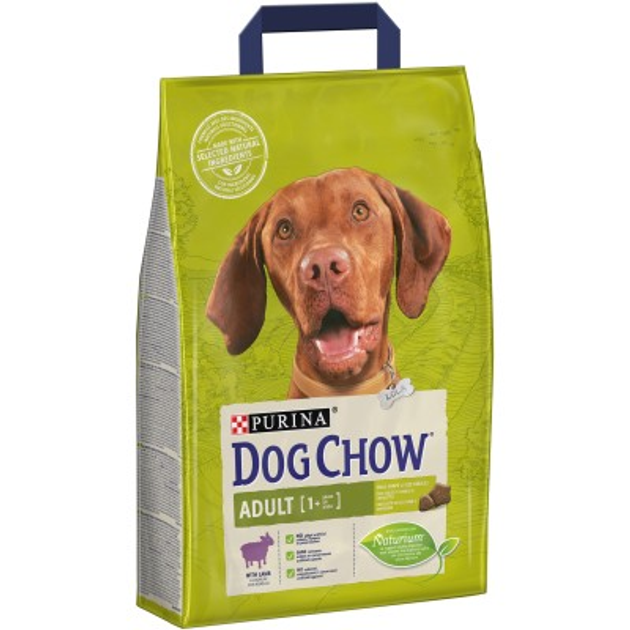 Сухий корм для собак Purina Dog Chow Adult Lamb зі смаком ягняти 2.5 кг (4 шт)