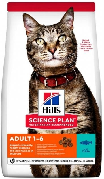 Сухий корм Hill's Science Plan Adult Tuna для дорослих кішок з Тунцем 300 г