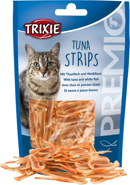 Ласощі для кішок Trixie Tuna Strips смужки тунця 20 г