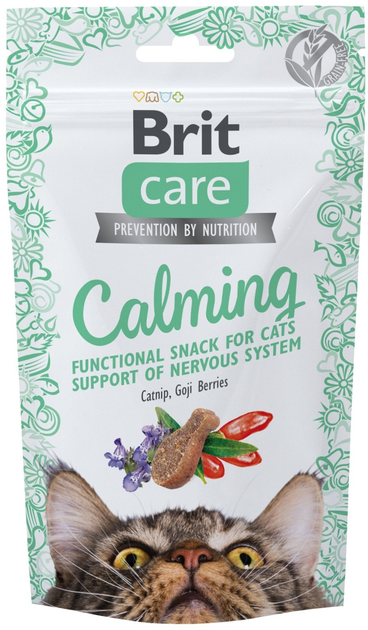 Функціональні ласощі для котів Brit Care Cat Snack Calming з куркою 50 г
