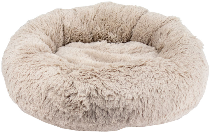 Лежак для тварин Пухнастики Пончик капучіно 50x50 см