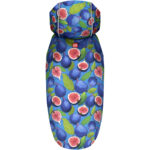 Дощовик-накидка з капюшоном для собак WAUDOG Clothes, малюнок Інжир XS,А 26-29 см,B 32-41см,С 21-26см-1