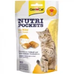 GimCat Nutri Pockets Cheese Подушечки з сиром і таурином для котів 60 г-1