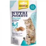 GimCat Nutri Pockets Dental подушечки для здоров’я зубів котів 60 г-1