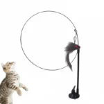 Іграшка дразнилка для котів сіра мишка-1