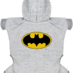 Комбінезон для собак WAUDOG Clothes малюнок Бетмен лого S30, B 50-55 см, С 35-39 см-1