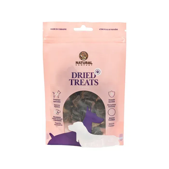 Ласощі для собак Natural Печінка яловича 100 г - для дресирування