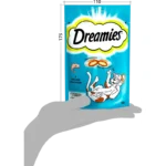 Ласощі для котів Dreamies з лососем 60 г-1