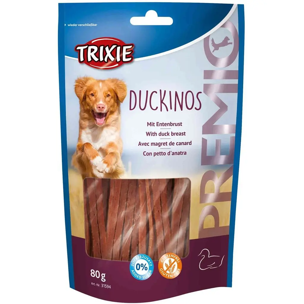 Ласощі для собак Trixie Premio Duckinos з качкою 80 г
