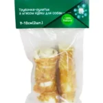 Ласощі трубочка-рулетик №4 Lucky Pet з м’ясом курки 9-10 см-1