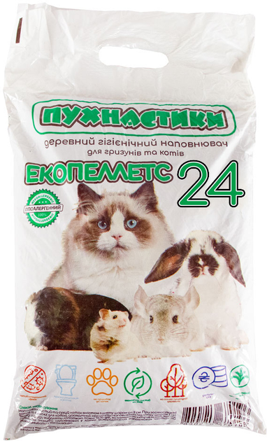 Наповнювач деревний Пухнастики 5+1 кг