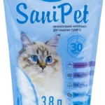 Наповнювач для котячого туалету Sani Pet силікагелевий 3.8 л-1