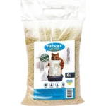 Наповнювач для котячого туалету Top Cat Tofu Klassik соєвий гіпоалергенний 2,6 кг 6 літрів-1