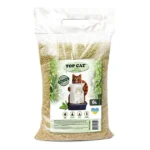 Наповнювач для туалету ТОФУ TOP CAT Green Tea Зелений Чай 2.6 кг 6 літрів-1