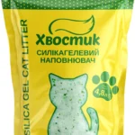 Наповнювач Хвостик силікагель дрібний із зеленими гранулами 4.8 л-1