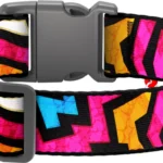 Нашийник для собак нейлоновий WAUDOG Nylon малюнок Графіті 28-40 см-1