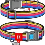 Нашийник для собак нейлоновий WAUDOG Nylon малюнок Лінія 1 25-35 см-1
