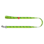 Повідець для собак нейлоновий WAUDOG Nylon, малюнок Авокадо, ширина 15 мм, довжина 122 см-1