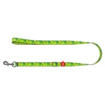 Повідець для собак нейлоновий WAUDOG Nylon, малюнок Авокадо, ширина 25 мм, довжина 122 см-1