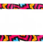 Повідець для собак нейлоновий WAUDOG Nylon, малюнок Графіті, ширина 20 мм, довжина 122 см-1