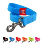 Повідець для собак водостійкий блакитний WAUDOG Waterproof довжина 122 см-1