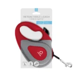 Повідець-рулетка червоний Collar для собак до 50 кг, довжина 5 м-1