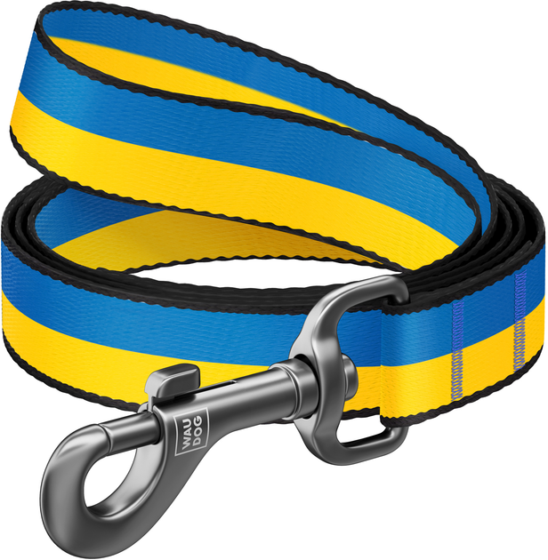 Повідець з нейлону, малюнок Colors of freedom, ширина 25 мм, довжина 122 cм