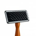 Пуходерка Щітка з Дерев’яною Ручкою та Напайкою Bronzedog 8,5 х 12 см-1