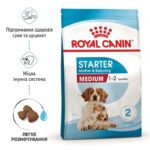 Royal Canin Medium Starter Mother&Babydog – Сухий корм для самок і щенят до 2-х місяців 1кг-1