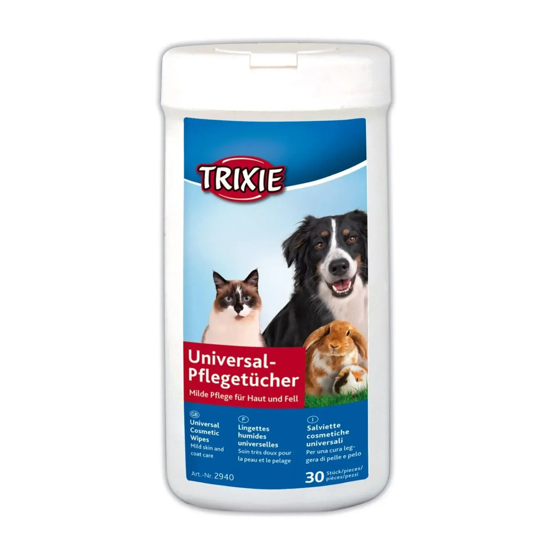 Серветки гігієнічні Trixie з алое вера 30 шт