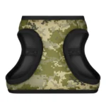 Шлея для собак м’яка WAUDOG Clothes з QR Мілітарі XS1-1