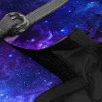 Шлея для собак м’яка WAUDOG Clothes з QR паспортом, малюнок NASA, розмір XS3-1