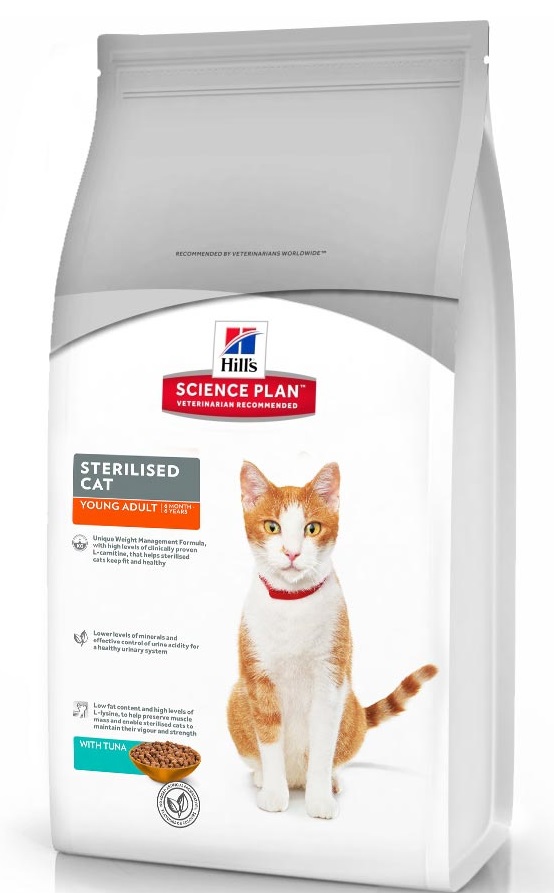SP Fel Adult Young Sterilised Cat Tuna для дорослих стерилізованих кішок з лососем 1,5 кг