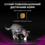 Сухий дієтичний корм PRO PLAN VETERINARY DIETS UR Urinary для дорослих котів з сечокам’яною хворобою з куркою 1.5 кг-1