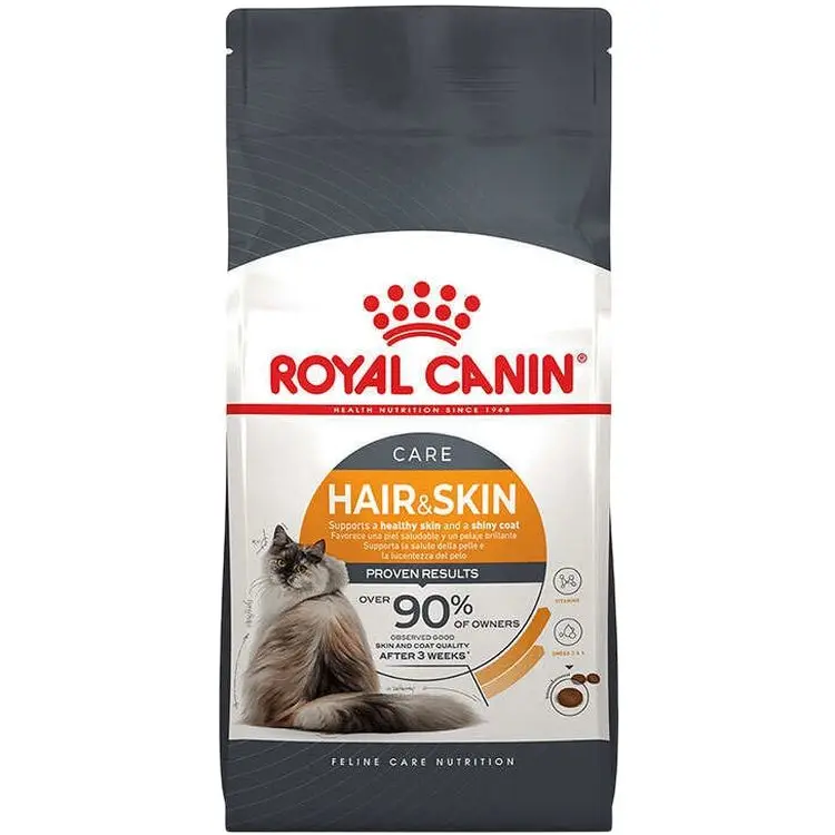 Сухий корм для кішок з проблемною шерстю Royal Canin Hair&Skin Care з куркою 0.4 кг