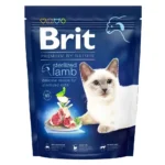 Сухий корм для стерилізованих котів Brit Premium by Nature Cat Sterilized Lamb з ягням 300 г-1