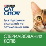 Сухий корм для стерилізованих котів Cat Chow Sterilised з індичкою 1.5 кг-1