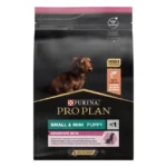 Сухий корм PRO PLAN Small&Mini Puppy Sensitive Skin для цуценят дрібних порід з чутливою шкірою з лососем 4х3 кг-1