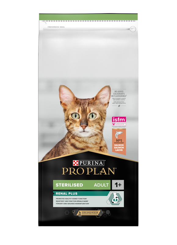 Сухий корм Purina Pro Plan Sterilised Adult 1+ Renal Plus для стерилізованих котів з лососем 14 кг