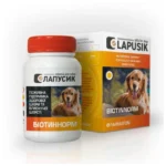 Вітаміни для собак для здорової шкіри та шерсті Лапусик БіотинНорм 50 таблеток-1