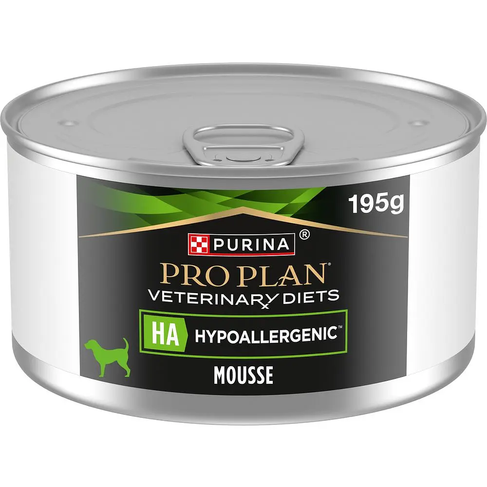 Вологий дієтичний корм для дорослих собак та цуценят Purina Pro Plan Veterinary Diets HA Hypoallergenic для зниження ознак інгредієнтної та нутрієнтної непереносимості 195 г
