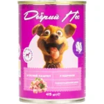 Вологий корм для дорослих собак Добрий Пес паштет з індичкою 415 г-1