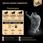 Вологий корм для котів Sheba, з індичкою в желе 85г-1