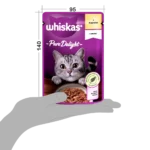 Вологий корм для котів Whiskas Pure Delight курка в желе 85 г-1