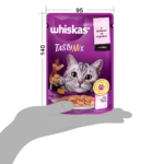 Вологий корм для котів Whiskas TastyMix лосось та морква 85 г-1