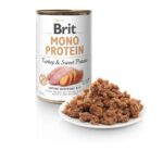 Вологий корм для собак Brit Mono Protein Turkey & Sweet Potato з індичкою і бататом 400 г-1