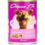 Вологий корм для собак Добрий Пес паштет м’ясне асорті 415г-1
