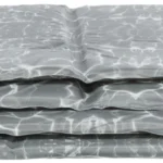 Охолоджуючий килимок Trixie для собак і кішок сірий нейлон XL 90х60 см-7