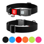 Collar WAUDOG Waterproof ошийник для собак чорний L-XXL Довжина 46-70 см, Ширина 40 мм-1