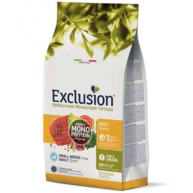 Exclusion Noble Grain Adult Beef Small Breed гіпоалергенний корм з яловичиною для собак малих порід 2 кг